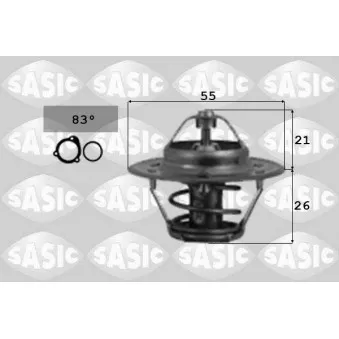 Thermostat d'eau SASIC 3381391