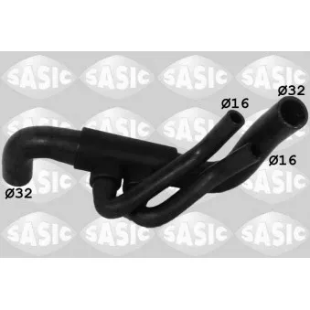 Durite de radiateur SASIC 3400196