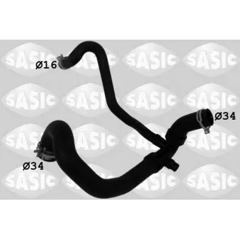 Durite de radiateur SASIC 3400199