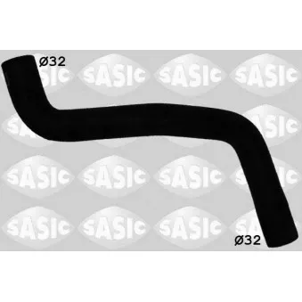 Durite de radiateur SASIC 3404046