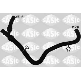 Durite de radiateur SASIC 3404082