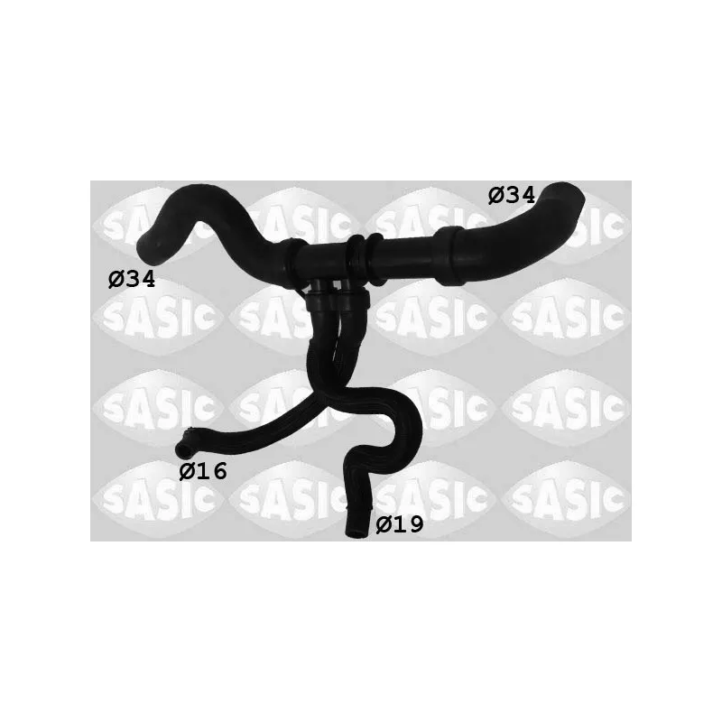 Durite de radiateur SASIC 3404101