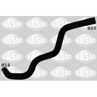 Durite de radiateur SASIC 3404102