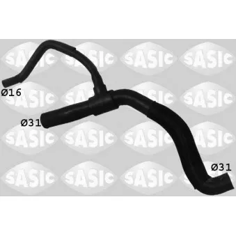 Durite de radiateur SASIC 3404106