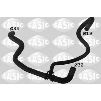 Durite de radiateur SASIC 3404119