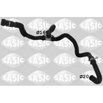 Durite de radiateur SASIC 3404121