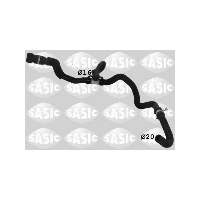 Durite de radiateur SASIC 3404121