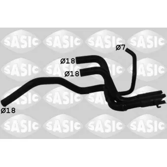 Durite de radiateur SASIC 3404155