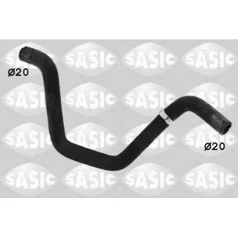 Durite de radiateur SASIC 3404167