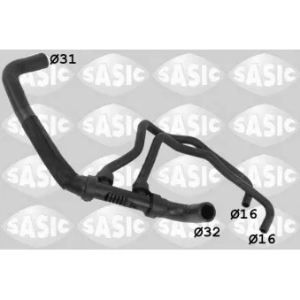 Durite de radiateur SASIC 3404175