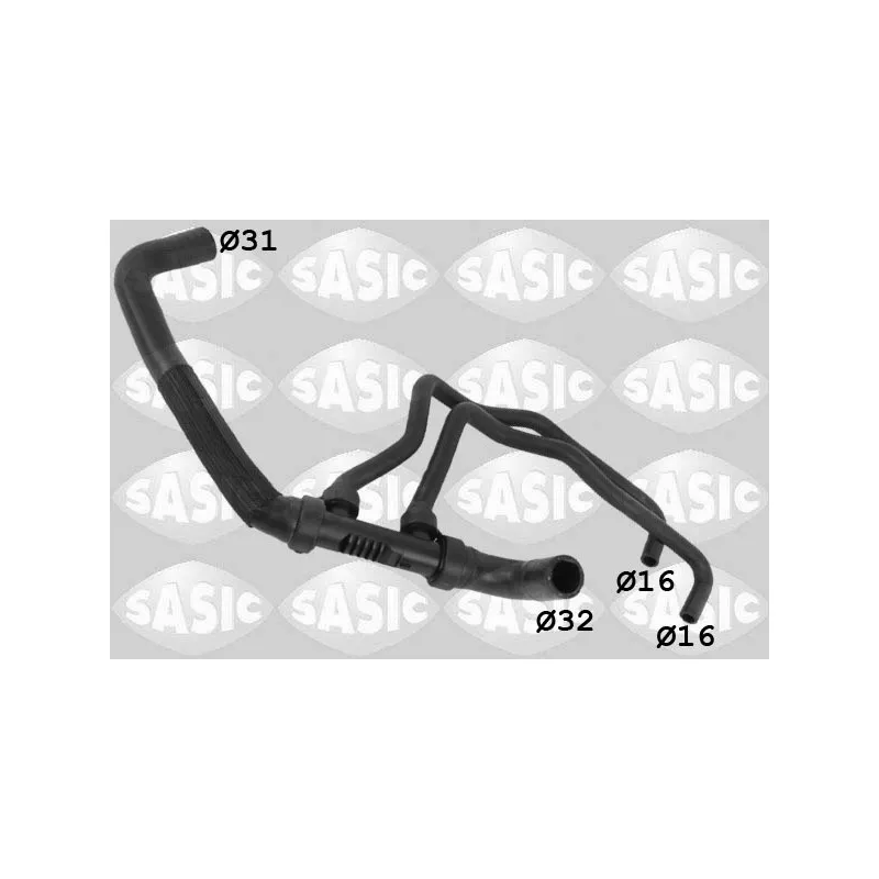 Durite de radiateur SASIC 3404175