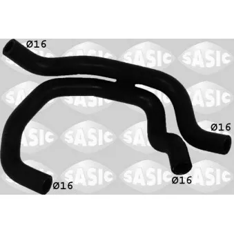 Durite de radiateur SASIC 3406043