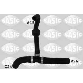 Durite de radiateur SASIC 3406051