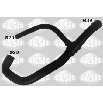 Durite de radiateur SASIC 3406114