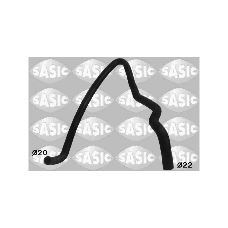 Durite de radiateur SASIC 3406144