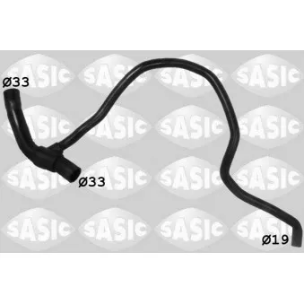 Durite de radiateur SASIC 3406267