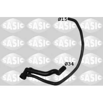 Durite de radiateur SASIC 3406292