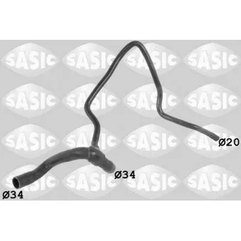 Durite de radiateur SASIC 3406341