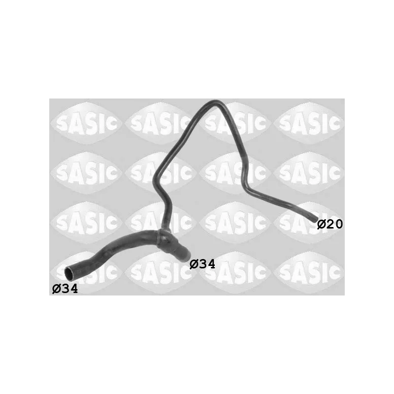 Durite de radiateur SASIC 3406341