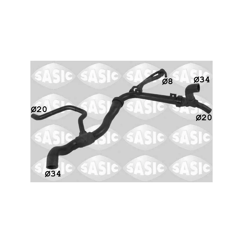 Durite de radiateur SASIC 3406351