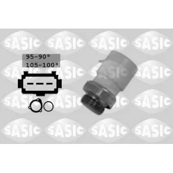 Interrupteur de température, ventilateur de radiateur SASIC 3806005