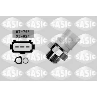 Interrupteur de température, ventilateur de radiateur SASIC 3806007