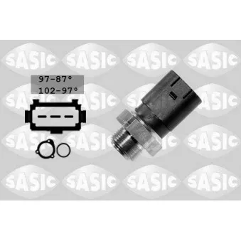 Interrupteur de température, ventilateur de radiateur SASIC 3806012