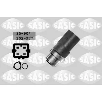 Interrupteur de température, ventilateur de radiateur SASIC 3806023