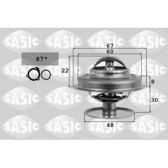 Thermostat d'eau SASIC 4000356