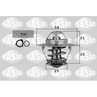 Thermostat d'eau SASIC 4000366