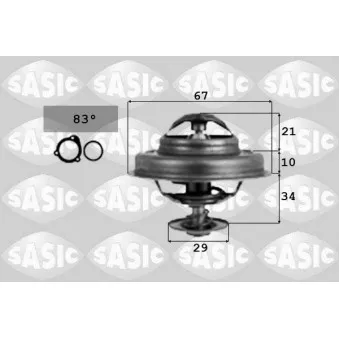 Thermostat d'eau SASIC 4000368