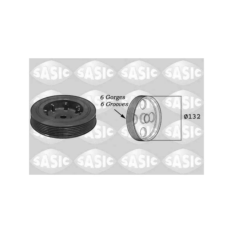 Poulie, vilebrequin SASIC 4000701