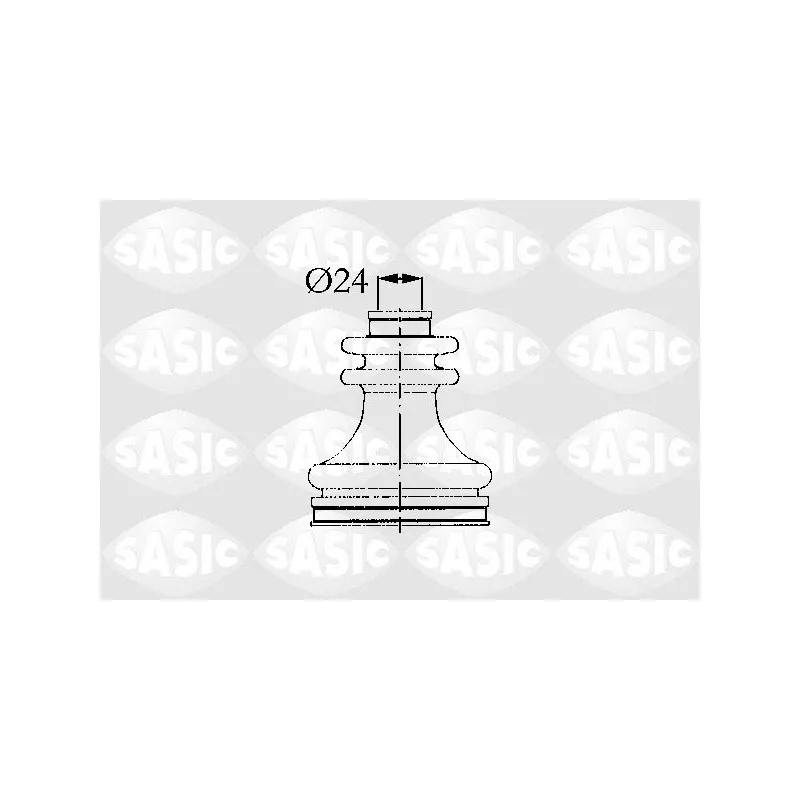Soufflets de cardan avant SASIC 4003425