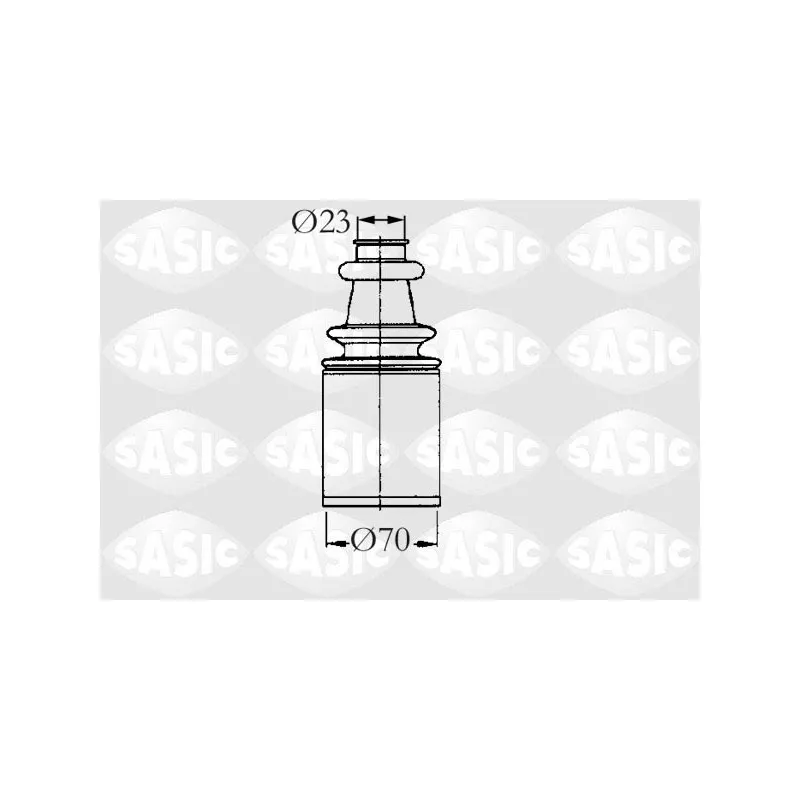 Soufflets de cardan avant SASIC 4003461