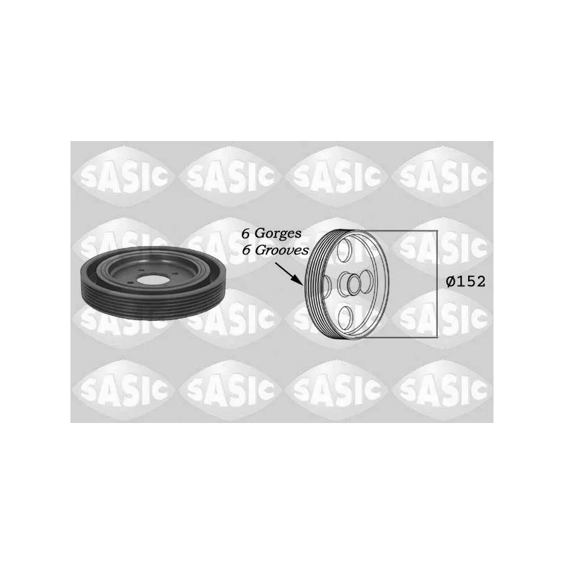 Poulie, vilebrequin SASIC 5150Q60