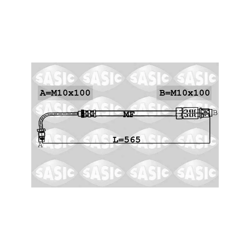 Flexible de frein avant droit SASIC 6600006