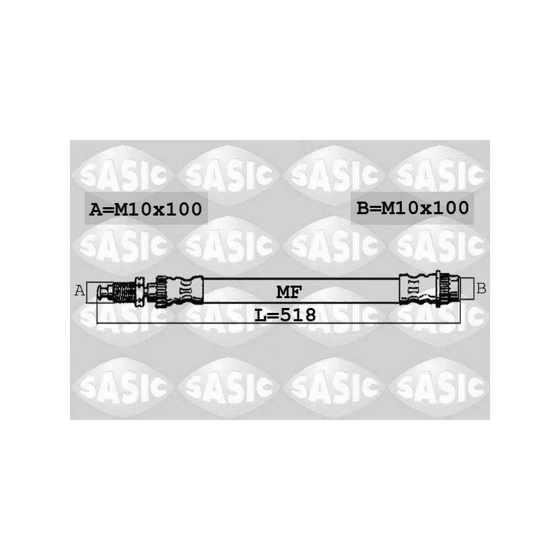 Flexible de frein SASIC 6600009
