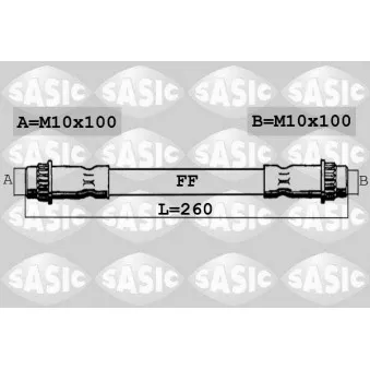 Flexible de frein SASIC 6600011