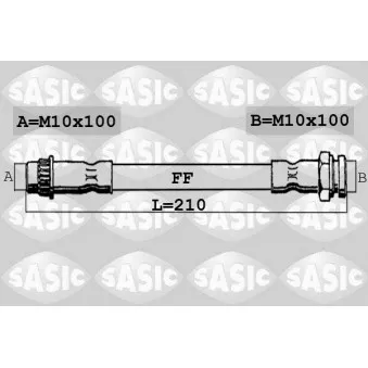 Flexible de frein SASIC 6600015