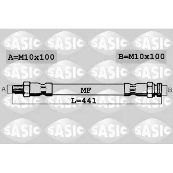 Flexible de frein SASIC 6600024