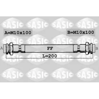 Flexible de frein SASIC 6600034