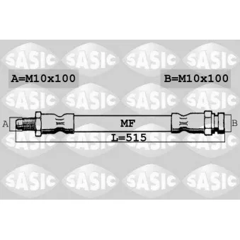 Flexible de frein SASIC 6600055