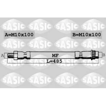 Flexible de frein SASIC 6600065