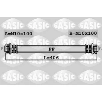 Flexible de frein SASIC 6604008