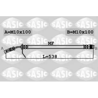Flexible de frein SASIC 6604009