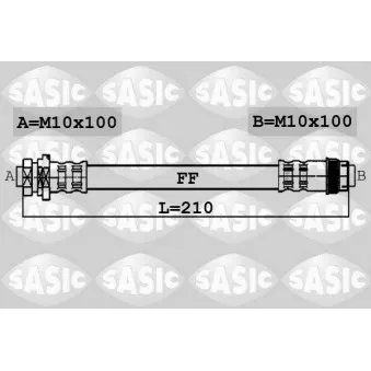 Flexible de frein SASIC 6604018