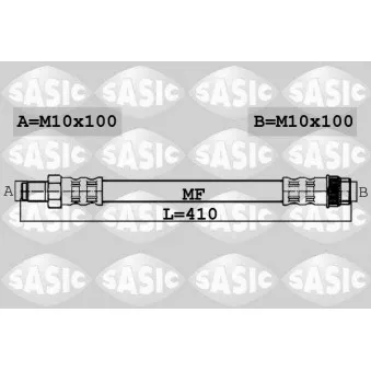 Flexible de frein SASIC 6604036