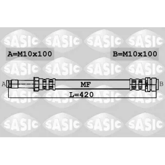 Flexible de frein SASIC 6606003