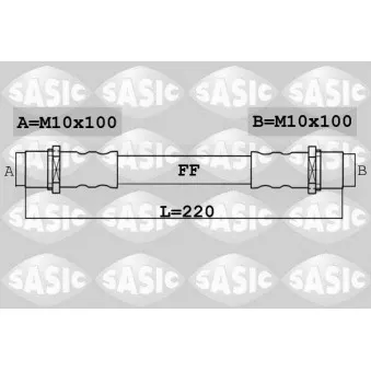 Flexible de frein SASIC 6606012