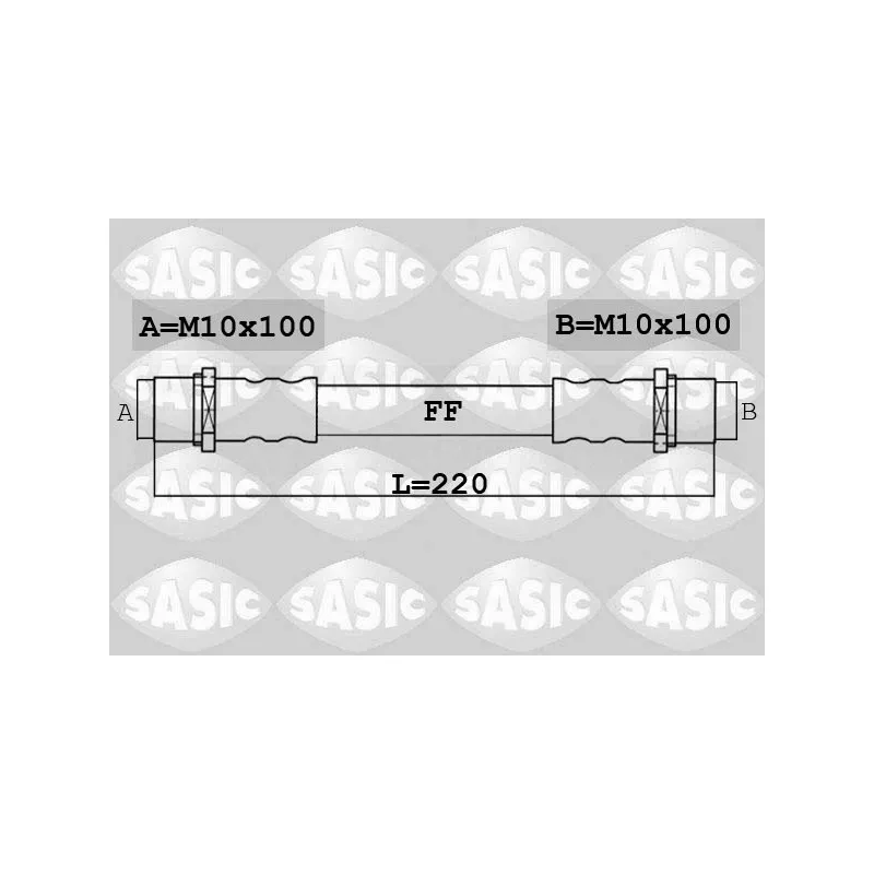 Flexible de frein SASIC 6606012
